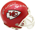 Andre Rison Signed Kansas City Chiefs Riddell Mini Helmet w/Spiderman - RISMIN322 - Andre Rison Signed Kansas City Chiefs Riddell Mini Helmet w/Spiderman product image