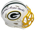 Andre Rison Signed Green Bay Packers Flat White Matte Riddell Speed Mini Helmet w/SB XXXI Champs - RISMIN332 - Andre Rison Signed Green Bay Packers Flat White Matte Riddell Speed Mini Helmet w/SB XXXI Champs product image