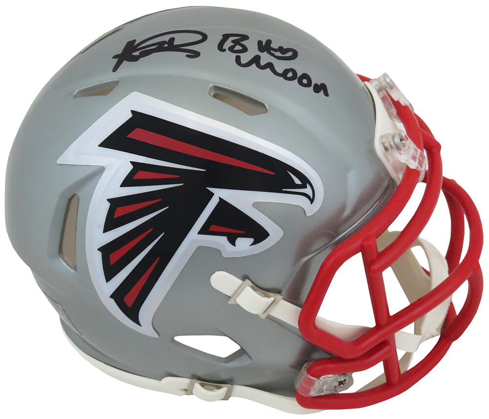 Andre Rison Signed Atlanta Falcons FLASH Riddell Speed Mini Helmet w/Bad Moon - RISMIN348 - Andre Rison Signed Atlanta Falcons FLASH Riddell Speed Mini Helmet w/Bad Moon product image