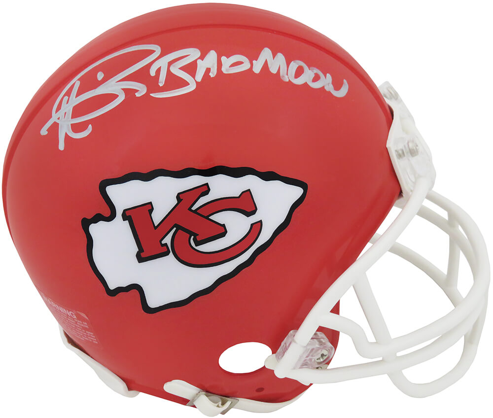 Andre Rison Signed Kansas City Chiefs Riddell Mini Helmet w/Bad Moon - RISMIN352 - Andre Rison Signed Kansas City Chiefs Riddell Mini Helmet w/Bad Moon product image