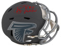 Andre Rison Signed Atlanta Falcons SLATE Riddell Speed Mini Helmet w/Bad Moon - RISMIN358 - Andre Rison Signed Atlanta Falcons SLATE Riddell Speed Mini Helmet w/Bad Moon product image