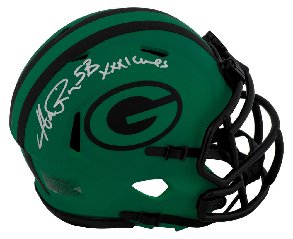 Andre Rison Signed Green Bay Packers RAVE Riddell Speed Mini Helmet w/SB XXXI Champs - RISMIN360 - Andre Rison Signed Green Bay Packers RAVE Riddell Speed Mini Helmet w/SB XXXI Champs product image