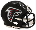 Andre Rison Signed Falcons Throwback (2003-2019 Style) Riddell Speed Mini Helmet w/Bad Moon - RISMIN361 - Andre Rison Signed Falcons Throwback (2003-2019 Style) Riddell Speed Mini Helmet w/Bad Moon product image