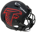Andre Rison Signed Atlanta Falcons Eclipse Riddell Full Size Speed Replica Helmet w/Bad Moon - RISREP312 - Andre Rison Signed Atlanta Falcons Eclipse Riddell Full Size Speed Replica Helmet w/Bad Moon product image