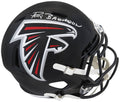 Andre Rison Signed Falcons (03-19 Style) Riddell Full Size Speed Replica Helmet w/Bad Moon - RISREP325 - Andre Rison Signed Falcons (03-19 Style) Riddell Full Size Speed Replica Helmet w/Bad Moon product image