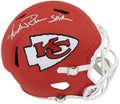 Andre Rison Signed Kansas City Chiefs Riddell Full Size Speed Replica Helmet w/Spiderman - RISREP327 - Andre Rison Signed Kansas City Chiefs Riddell Full Size Speed Replica Helmet w/Spiderman product image