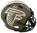 Andre Rison Signed Atlanta Falcons Salute to Service Riddell Full Size Speed Replica Helmet w/Bad Moon - RISREP329 - Andre Rison Signed Atlanta Falcons Salute to Service Riddell Full Size Speed Replica Helmet w/Bad Moon product image