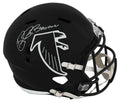 Andre Rison Signed Falcons T/B Riddell Full Size Speed Replica Helmet w/Bad Moon - RISREP330 - Andre Rison Signed Falcons T/B Riddell Full Size Speed Replica Helmet w/Bad Moon product image