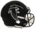 Andre Rison Signed Falcons T/B (1990-2002) Riddell Full Size Speed Replica Helmet w/Bad Moon - RISREP334 - Andre Rison Signed Falcons T/B (1990-2002) Riddell Full Size Speed Replica Helmet w/Bad Moon product image