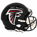 Andre Rison Signed Atlanta Falcons (2003-19 Style) T/B Riddell Full Size Speed Replica Helmet w/Bad Moon - RISREP339 - Andre Rison Signed Atlanta Falcons (2003-19 Style) T/B Riddell Full Size Speed Replica Helmet w/Bad Moon product image