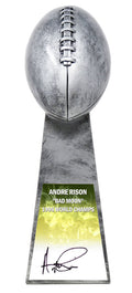 Andre Rison Signed Football World Champion 15 Inch Replica Silver Trophy - RISTRO300 - Andre Rison Signed Football World Champion 15 Inch Replica Silver Trophy product image