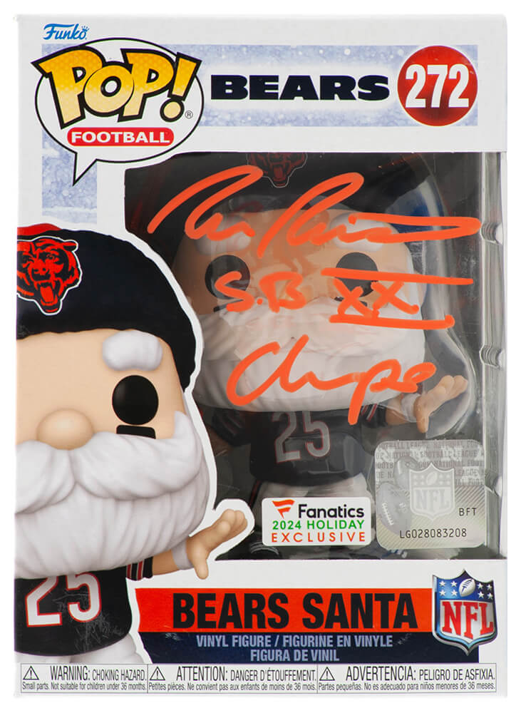 Ron Rivera Signed Chicago Bears SANTA Funko Pop Doll #272 w/SB XX Champs - RIVFUN300 - Ron Rivera Signed Chicago Bears SANTA Funko Pop Doll #272 w/SB XX Champs product image