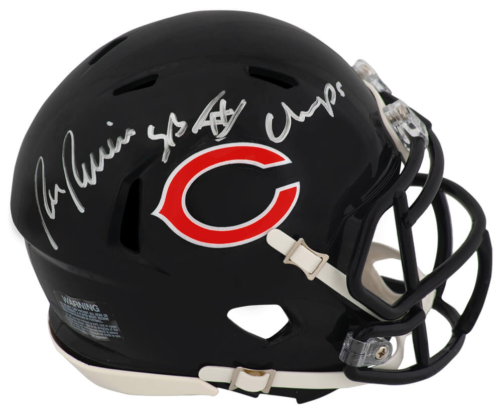 Ron Rivera Signed Chicago Bears Riddell Speed Mini Helmet w/SB XX Champs - RIVMIN310 - Ron Rivera Signed Chicago Bears Riddell Speed Mini Helmet w/SB XX Champs product image