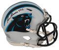 Ron Rivera Signed Carolina Panthers Riddell Speed Mini Helmet w/HC - RIVMIN312 - Ron Rivera Signed Carolina Panthers Riddell Speed Mini Helmet w/HC product image