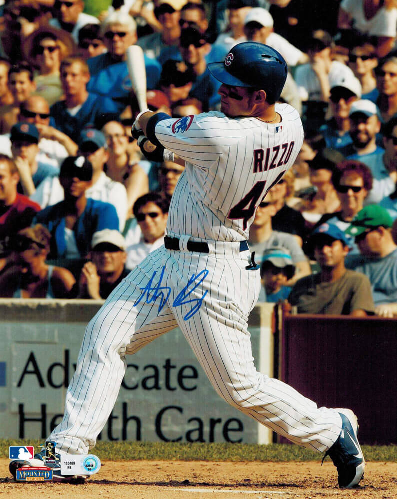 Anthony Rizzo Signed Cubs Action 8x10 Photo - RIZ08P100 - Anthony Rizzo Signed Cubs Action 8x10 Photo product image
