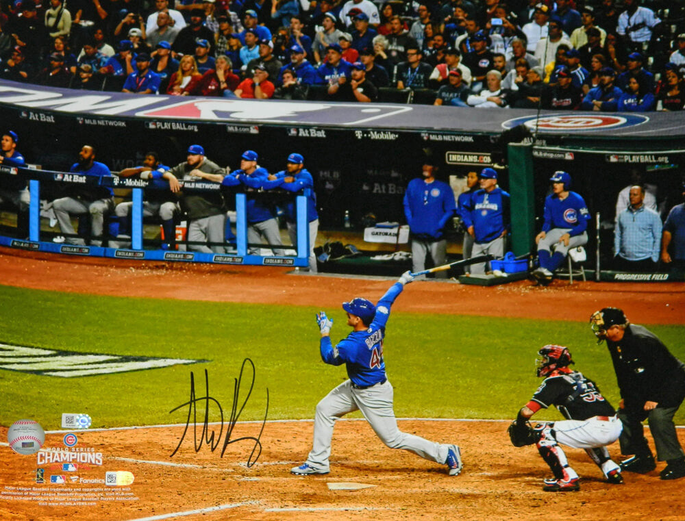 Anthony Rizzo Signed Chicago Cubs 2016 World Series Home Run 16x20 Photo - RIZ16P103 - Anthony Rizzo Signed Chicago Cubs 2016 World Series Home Run 16x20 Photo product image