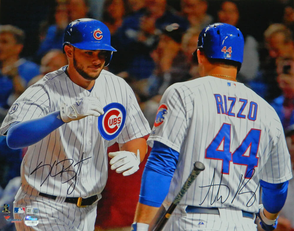 Anthony Rizzo & Kris Bryant Dual Signed Chicago Cubs 16x20 Photo - RIZ16P120 - Anthony Rizzo & Kris Bryant Dual Signed Chicago Cubs 16x20 Photo product image