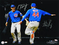 Anthony Rizzo & Kris Bryant Dual Signed Chicago Cubs 2016 World Series Spotlight Celebration 16x20 Photo - RIZ16P124 - Anthony Rizzo & Kris Bryant Dual Signed Chicago Cubs 2016 World Series Spotlight Celebration 16x20 Photo product image