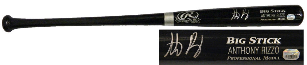 Anthony Rizzo Signed Rawlings Black Name Engraved Baseball Bat - RIZBAT101 - Anthony Rizzo Signed Rawlings Black Name Engraved Baseball Bat product image