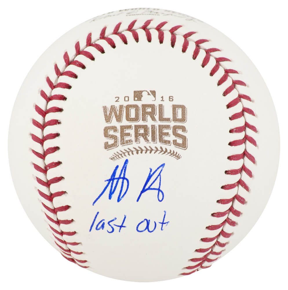 Anthony Rizzo Signed Rawlings 2016 World Series (Chicago Cubs) Baseball w/Last Out! - RIZBSB105 - Anthony Rizzo Signed Rawlings 2016 World Series (Chicago Cubs) Baseball w/Last Out! product image
