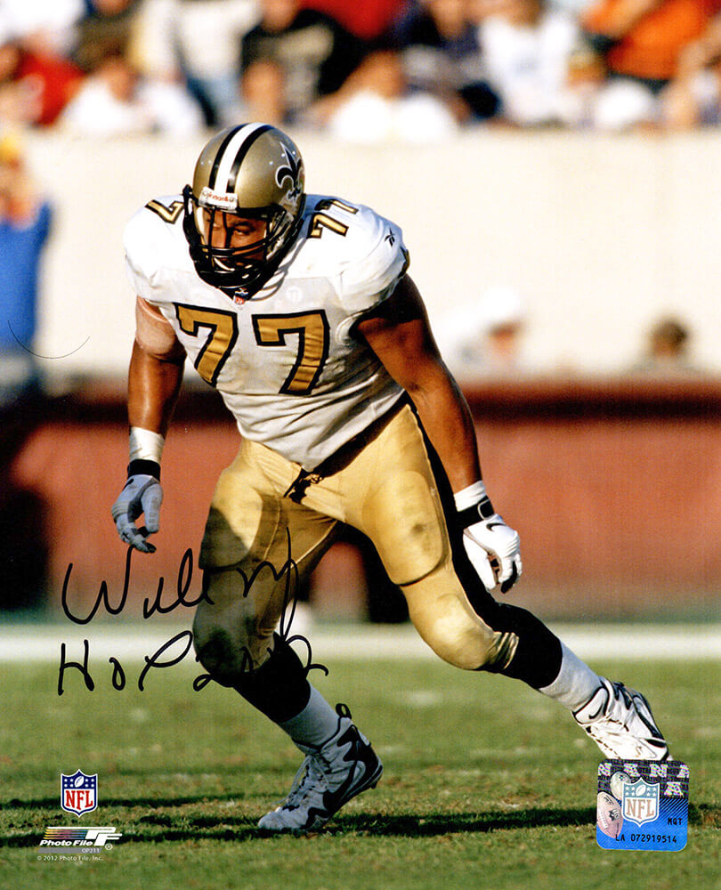Willie Roaf Signed New Orleans Saints Action 8x10 Photo w/HOF 2012 - ROA08P300 - Willie Roaf Signed New Orleans Saints Action 8x10 Photo w/HOF 2012 product image