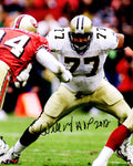 Willie Roaf Signed New Orleans Saints Action vs 49ers 8x10 Photo w/HOF 2012 - ROA08P301 - Willie Roaf Signed New Orleans Saints Action vs 49ers 8x10 Photo w/HOF 2012 product image