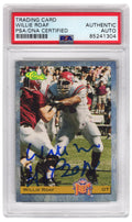 Willie Roaf Signed 1993 Classic Football Rookie Trading Card #8 w/HOF 2012 - (PSA Encapsulated) - ROACAR308 - Willie Roaf Signed 1993 Classic Football Rookie Trading Card #8 w/HOF 2012 - (PSA Encapsulated) product image