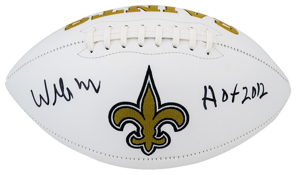 Willie Roaf Signed New Orleans Saints Jarden White Logo Football w/HOF 2012 - ROAFTB306 - Willie Roaf Signed New Orleans Saints Jarden White Logo Football w/HOF 2012 product image