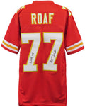 Willie Roaf Signed Red Throwback Custom Football Jersey w/HOF 2012 - ROAJRY306 - Willie Roaf Signed Red Throwback Custom Football Jersey w/HOF 2012 product image