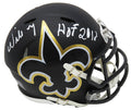 Willie Roaf Signed New Orleans Saints AMP Alternate Series Riddell Speed Mini Helmet w/HOF 2012 - ROAMIN304 - Willie Roaf Signed New Orleans Saints AMP Alternate Series Riddell Speed Mini Helmet w/HOF 2012 product image