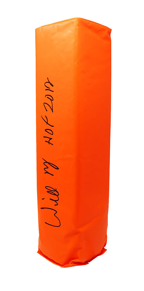 Willie Roaf Signed Orange Endzone Football Pylon w/HOF 2012 - ROAPYL300 - Willie Roaf Signed Orange Endzone Football Pylon w/HOF 2012 product image