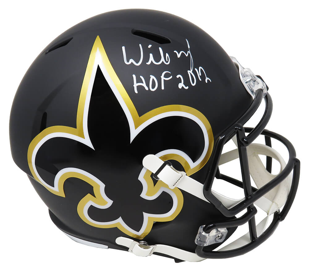 Willie Roaf Signed New Orleans Saints AMP Alternate Series Riddell Full Size Speed Replica Helmet w/HOF 2012 - ROAREP301 - Willie Roaf Signed New Orleans Saints AMP Alternate Series Riddell Full Size Speed Replica Helmet w/HOF 2012 product image