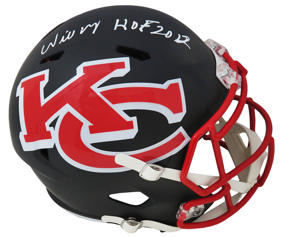 Willie Roaf Signed Kansas City Chiefs AMP Alternate Series Riddell Full Size Speed Replica Helmet w/HOF 2012 - ROAREP305 - Willie Roaf Signed Kansas City Chiefs AMP Alternate Series Riddell Full Size Speed Replica Helmet w/HOF 2012 product image