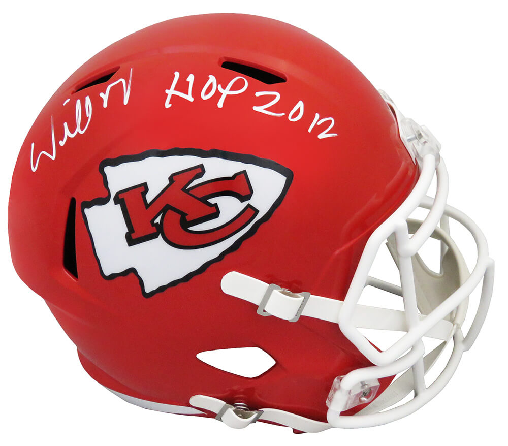 Willie Roaf Signed Kansas City Chiefs Riddell Full Size Speed Replica Helmet w/HOF 2012 - ROAREP308 - Willie Roaf Signed Kansas City Chiefs Riddell Full Size Speed Replica Helmet w/HOF 2012 product image