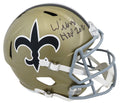 Willie Roaf Signed New Orleans Saints Throwback Riddell Full Size Speed Replica Helmet w/HOF 2012 - ROAREP309 - Willie Roaf Signed New Orleans Saints Throwback Riddell Full Size Speed Replica Helmet w/HOF 2012 product image