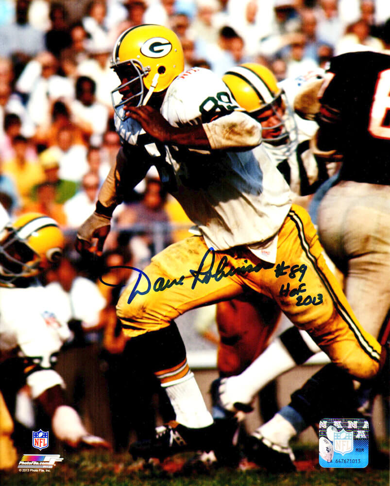 Dave Robinson Signed Green Bay Packers 8x10 Photo w/HOF 2013 - ROB08P301 - Dave Robinson Signed Green Bay Packers 8x10 Photo w/HOF 2013 product image