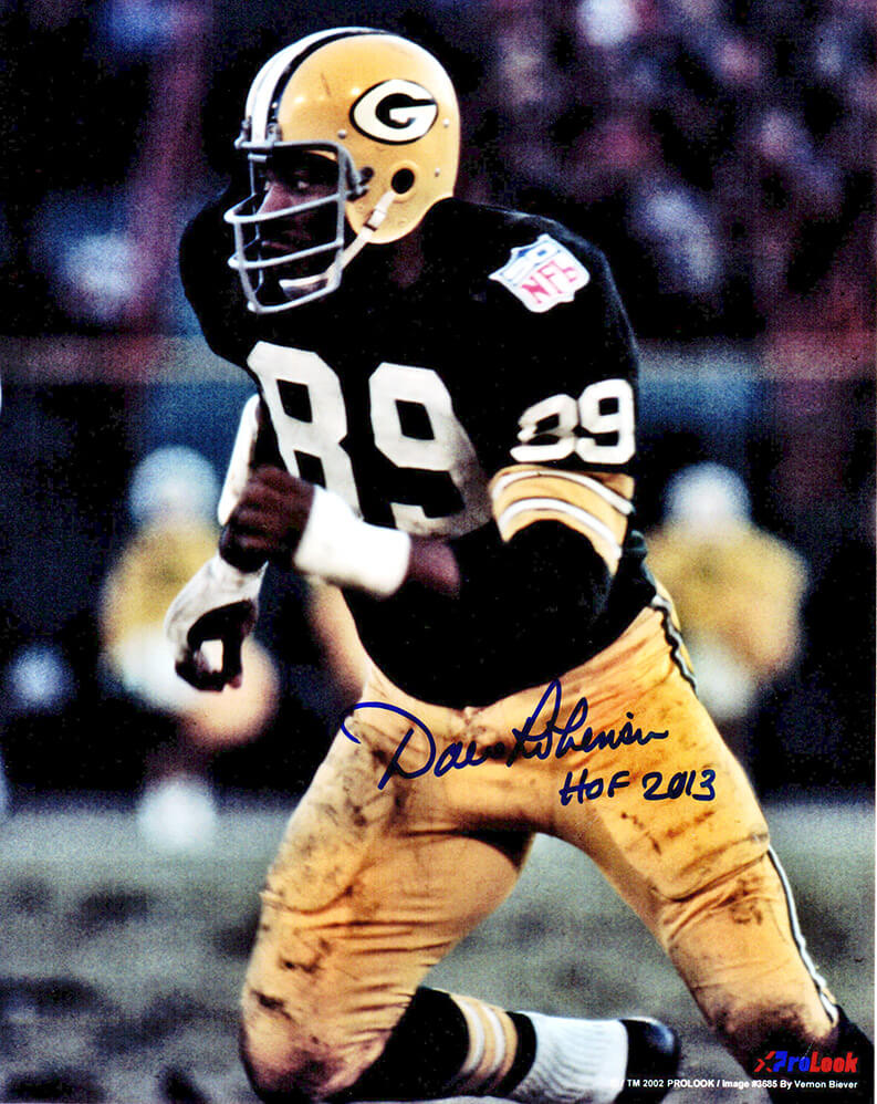 Dave Robinson Signed Packers Action 8x10 Photo w/HOF 2013 - ROB08P302 - Dave Robinson Signed Packers Action 8x10 Photo w/HOF 2013 product image