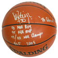 David Robinson Signed Spalding Indoor/Outdoor STAT Basketball w/5 Inscriptions - ROBBSK208 - David Robinson Signed Spalding Indoor/Outdoor STAT Basketball w/5 Inscriptions product image