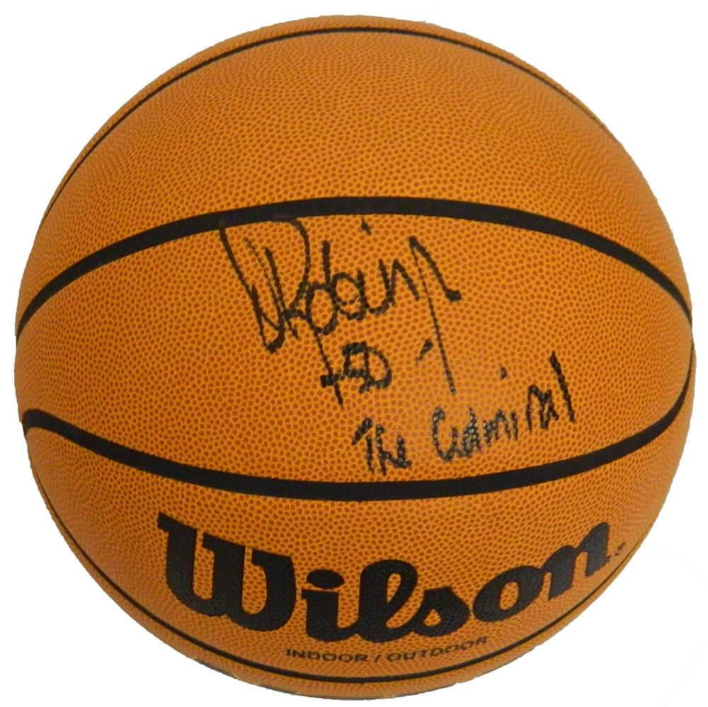 David Robinson Signed Wilson NCAA Basketball w/The Admiral - ROBBSK215 - David Robinson Signed Wilson NCAA Basketball w/The Admiral product image