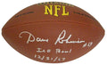 Dave Robinson Signed Wilson Touchdown NFL Full Size Football w/Ice Bowl 12-31-67 - ROBFTB302 - Dave Robinson Signed Wilson Touchdown NFL Full Size Football w/Ice Bowl 12-31-67 product image