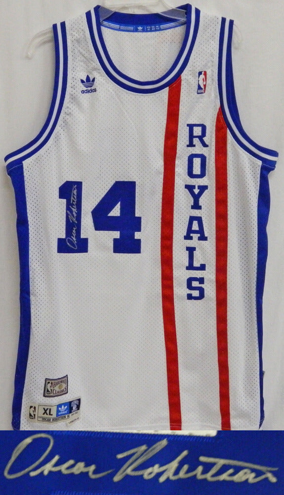 Oscar Robertson Signed Cincinnati Royals Adidas Premier Jersey - ROBJRY200 - Oscar Robertson Signed Cincinnati Royals Adidas Premier Jersey product image