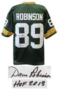 Dave Robinson Signed Green T/B Custom Football Jersey w/HOF 2013 - ROBJRY301 - Dave Robinson Signed Green T/B Custom Football Jersey w/HOF 2013 product image