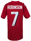Bijan Robinson Signed Red Custom Football Jersey - (Beckett) - ROBJRY320 - Bijan Robinson Signed Red Custom Football Jersey - (Beckett) product image