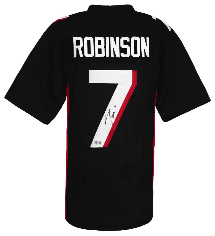 Bijan Robinson Signed Black Custom Football Jersey - (Beckett) - ROBJRY322 - Bijan Robinson Signed Black Custom Football Jersey - (Beckett) product image
