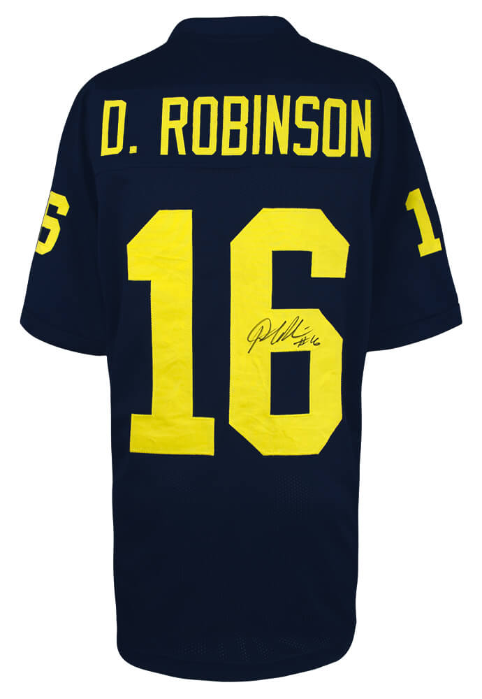 Denard Robinson Signed Navy Custom College Football Jersey - ROBJRY330 - Denard Robinson Signed Navy Custom College Football Jersey product image