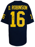 Denard Robinson Signed Navy Custom Football Jersey - ROBJRY332 - Denard Robinson Signed Navy Custom Football Jersey product image