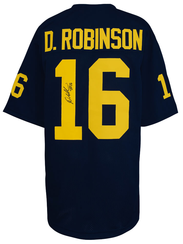 Denard Robinson Signed Navy Custom Football Jersey - ROBJRY332 - Denard Robinson Signed Navy Custom Football Jersey product image