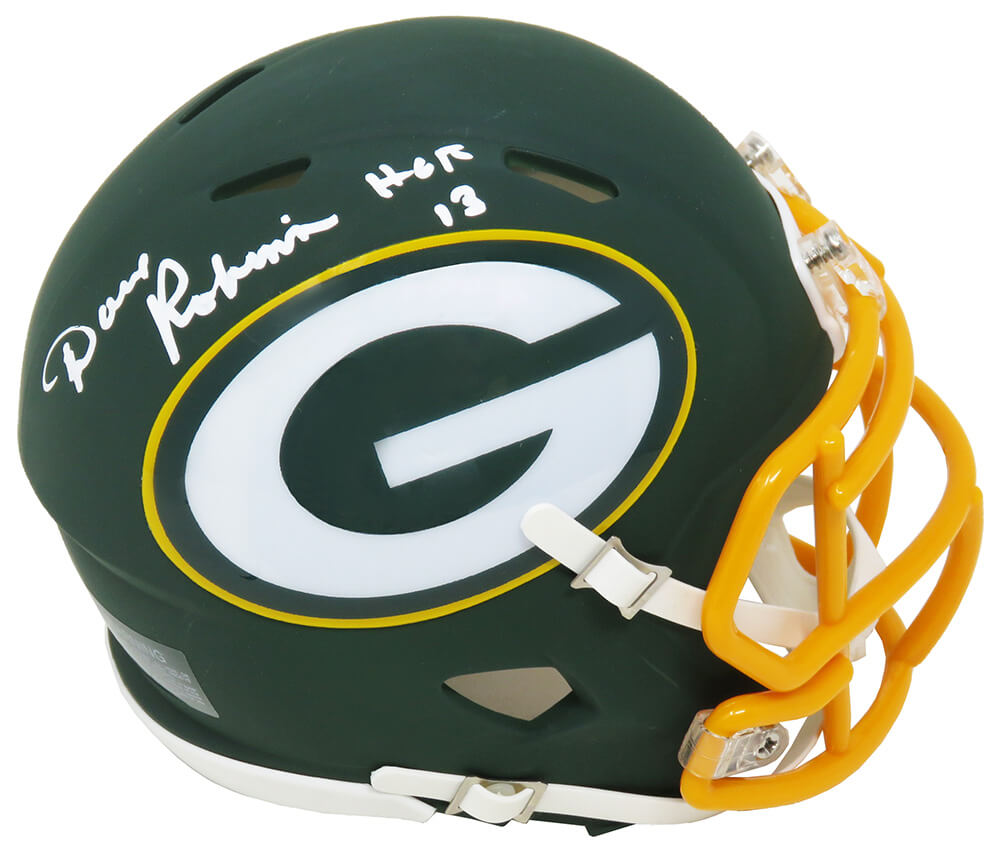 Dave Robinson Signed Green Bay Packers AMP Alternate Series Riddell Speed Mini Helmet w/HOF 2013 - ROBMIN303 - Dave Robinson Signed Green Bay Packers AMP Alternate Series Riddell Speed Mini Helmet w/HOF 2013 product image