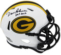 Dave Robinson Signed Green Bay Packers Lunar Eclipse White Matte Riddell Speed Mini Helmet w/HOF 2013 - ROBMIN325 - Dave Robinson Signed Green Bay Packers Lunar Eclipse White Matte Riddell Speed Mini Helmet w/HOF 2013 product image