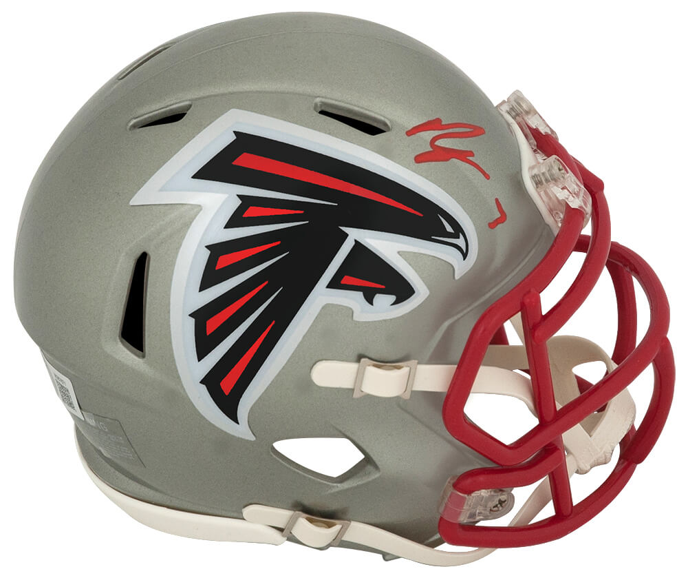 Bijan Robinson Signed Atlanta Falcons FLASH Riddell Speed Mini Helmet - (Beckett) - ROBMIN340 - Bijan Robinson Signed Atlanta Falcons FLASH Riddell Speed Mini Helmet - (Beckett) product image